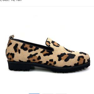 NiB OOBASH Ella Tan Jaguar Haircalf Loafer Size: 7